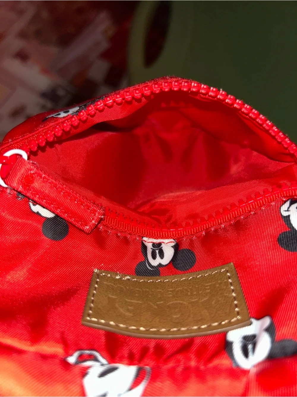 Disney Red Mickey Mouse Kids Crossbody Bag with Ear Details